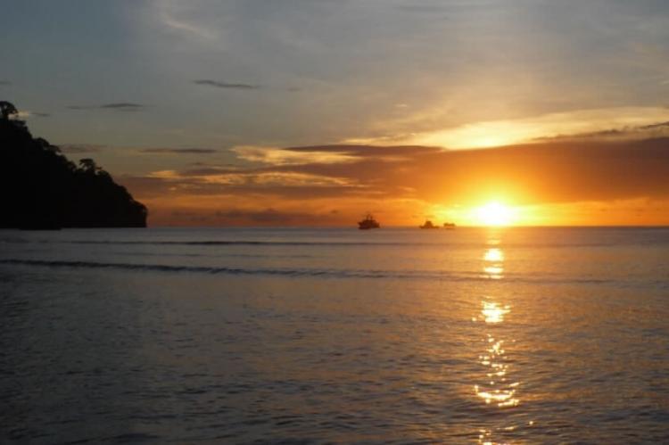 Wafer Bay Sunset, Cocos Island, Costa Rica