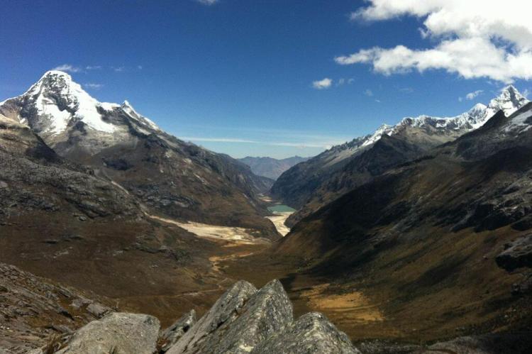 Cordillera Blanca vista, Peru