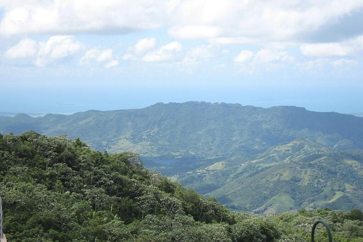 Cordillera Central from Mirador Villalba-Orocovis, Puerto Rico