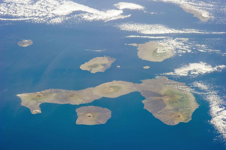 Galápagos Islands from the International Space Station