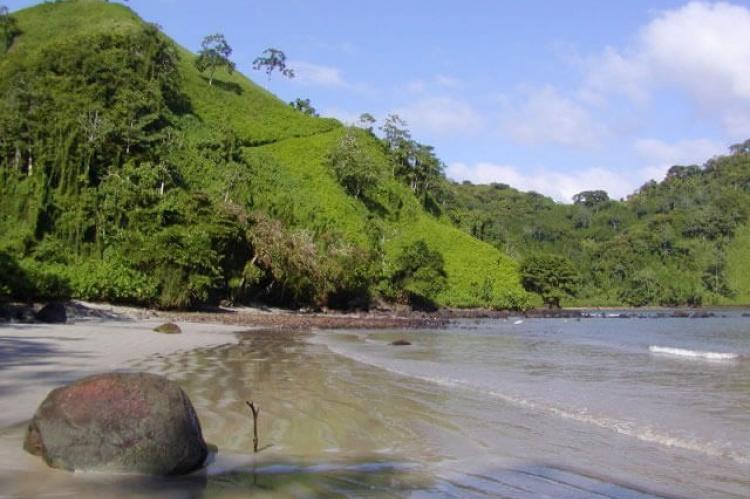 Chatham beach on Cocos Island, Costa Rica