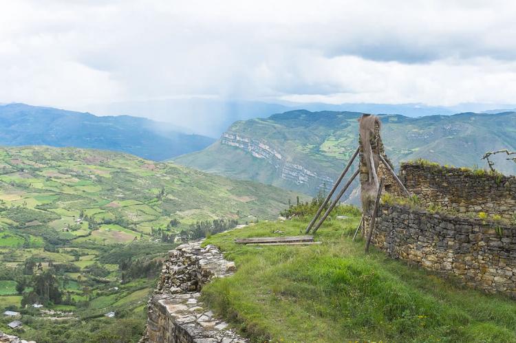 View from the Kuelap fortress, Peru