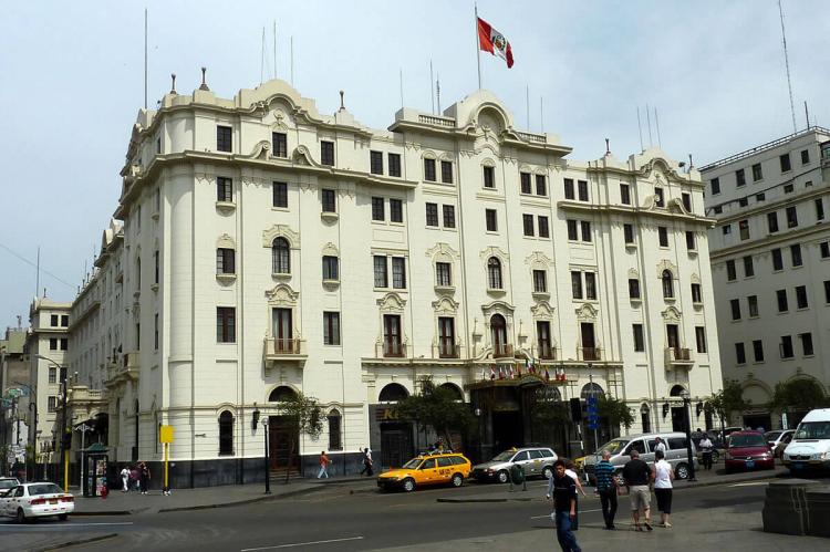 Hotel Bolívar, on the Plaza San Martín, Lima, Peru