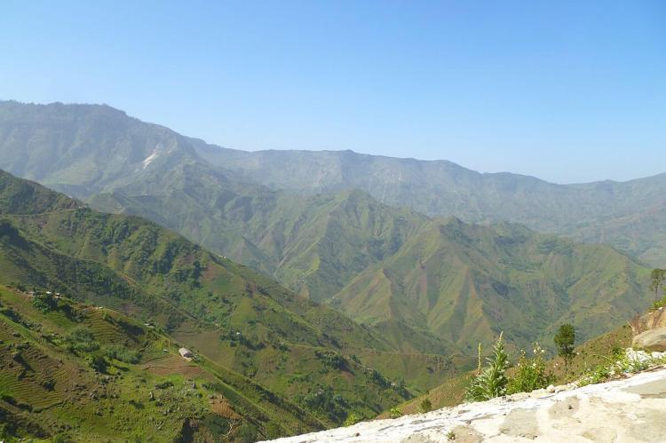 Panorama Massif de la Selle, Haiti
