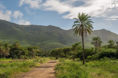 Copey Hill – view from San Juan Bautista Valley, Isla Margarita, Venezuela