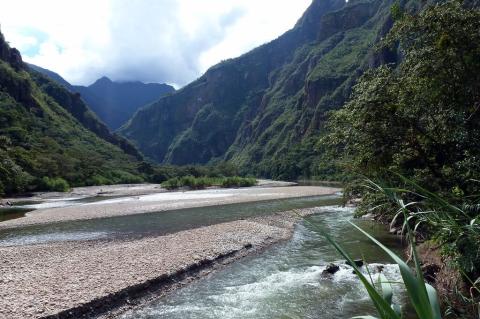 Riverbed of the Urubamba River, Peru