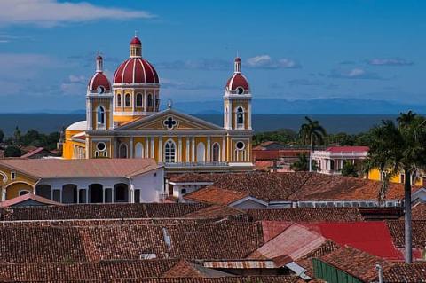 Rooftop view of La Catédral de Granada, Nicaragua