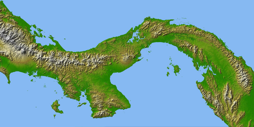 Isthmus of Panama via NASA