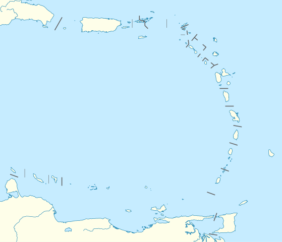 Lesser Antilles location map