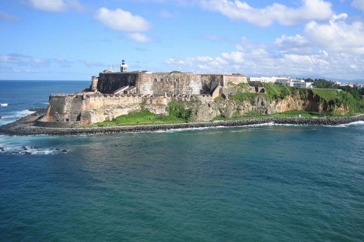 Aerial view of Castillo San Felipe del Morro, Puerto Rico