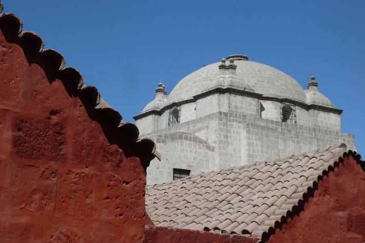 Monastery roof, Arequipa, Peru