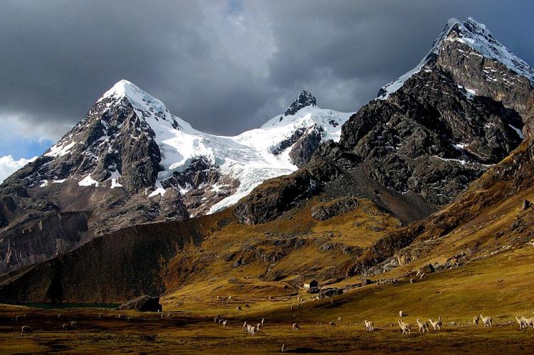 Ausangate mountain panorama, Peru
