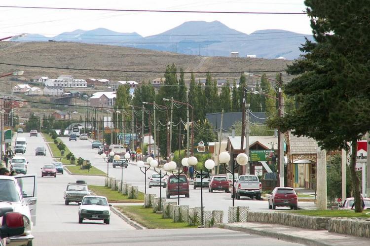 Avenida del Libertador, in El Calafate, Santa Cruz Province, Argentina
