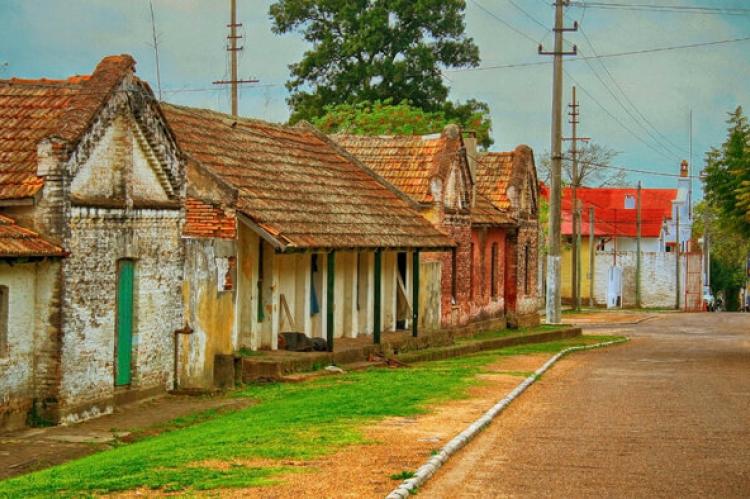 The working neighborhood known as Barrio Anglo, Fray Bentos, Uruguay