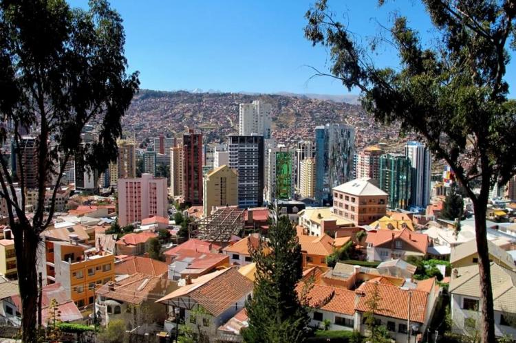 San Jorge neighborhood in La Paz, Bolivia