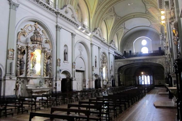 Interior of Basílica de San Francisco de Asís, Monserrat, Buenos Aires, Argentina