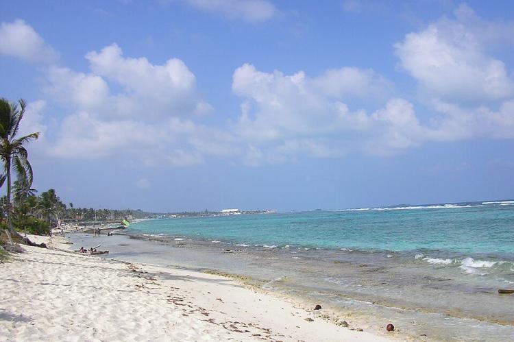 Beach on San Andres island, Colombia