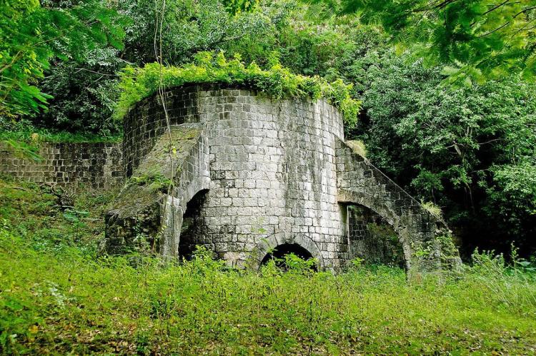 Brimstone Fort limestone kiln on St. Kitts