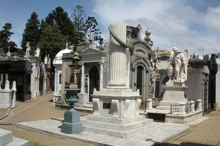 Mausoleum in La Recoleta Cemetery, Buenos Aires, Argentina