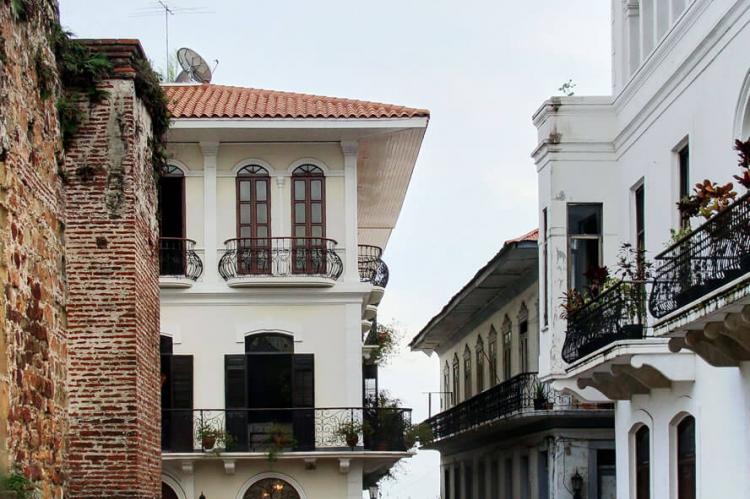 Avenida A in Historic District of Panamá (Panama)