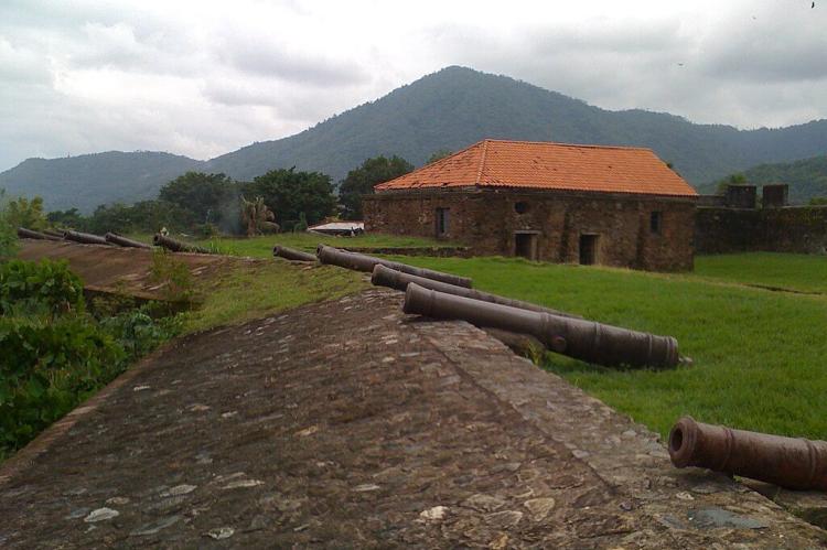 Cannons at the Santa Bárbara Fortress, Honduras