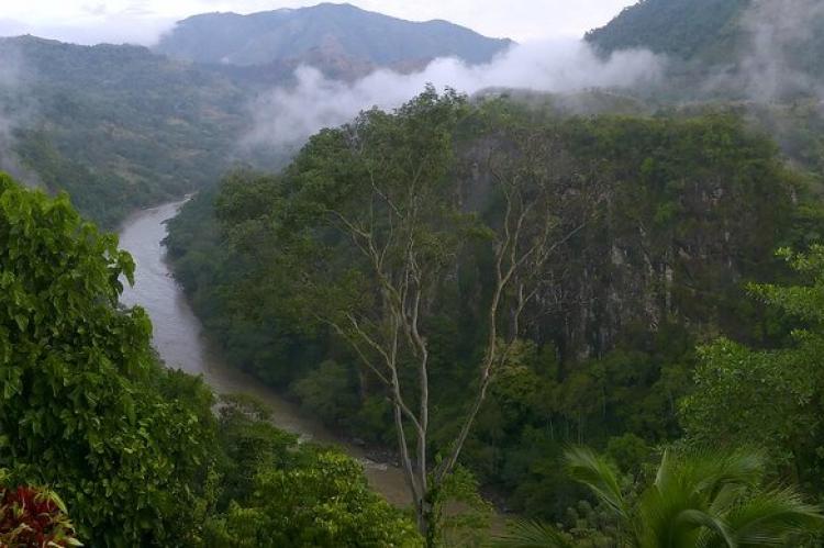 Cauca river canyon from the Hotel Mirador del Pipintá, Antioquia, Colombia