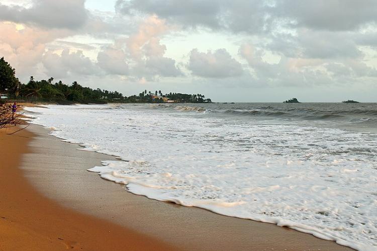 Beach at Anse de Montabo, Cayenne, French Guiana