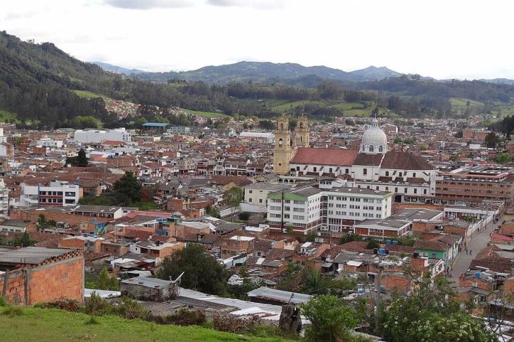 View of Chiquinquirá, Colombia