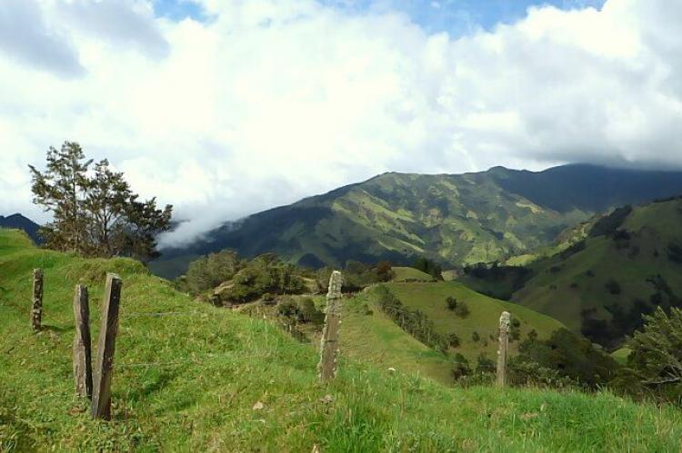 Cordillera Central, Colombian Andes panorama