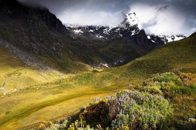 Natual landscape, Cordillera Huayhuash, Peru