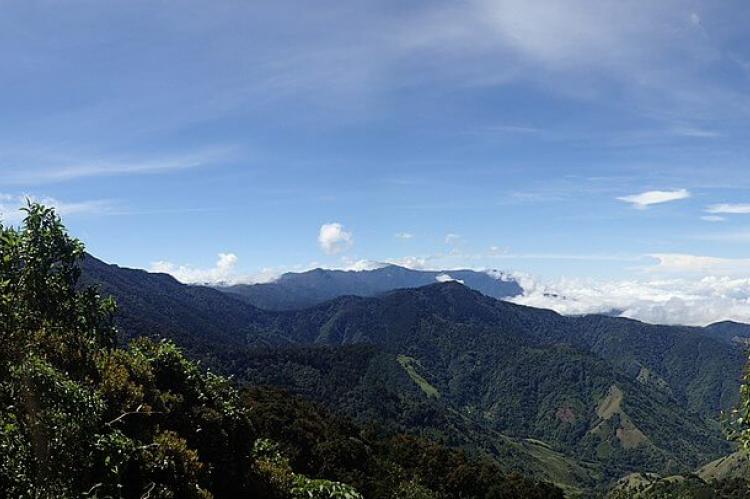 View of the Cordillera Talamanca, Costa Rica