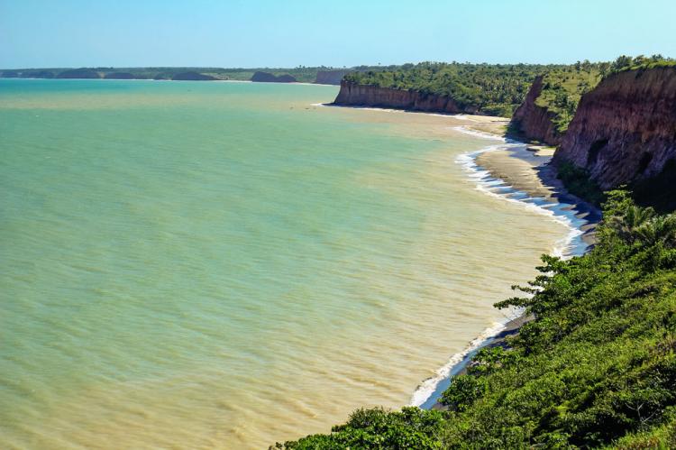 Cumuruxatiba coast, Brazil