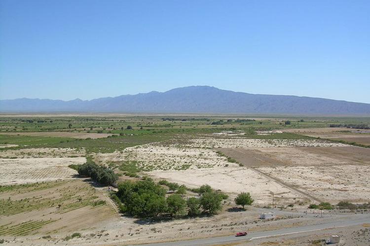 View of the Cuatrociénegas Valley, Mexico