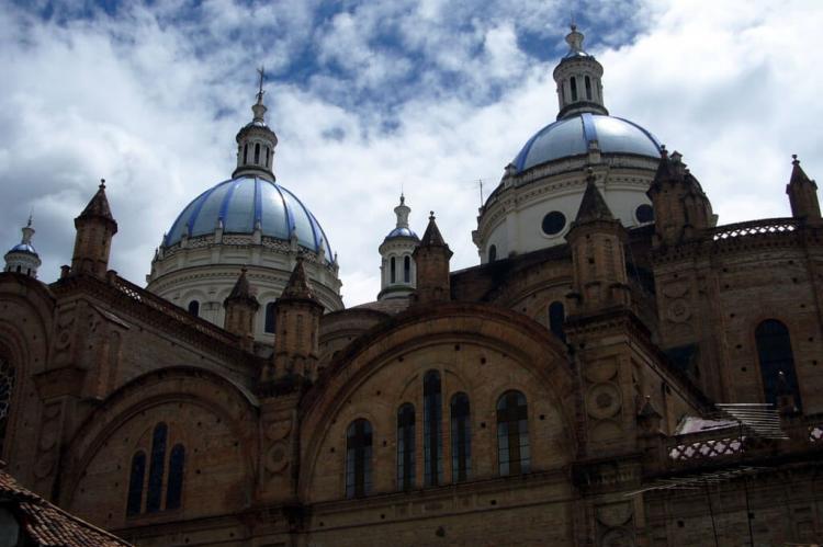 Domes of Catedral Nueva, Cuenca, Ecuador