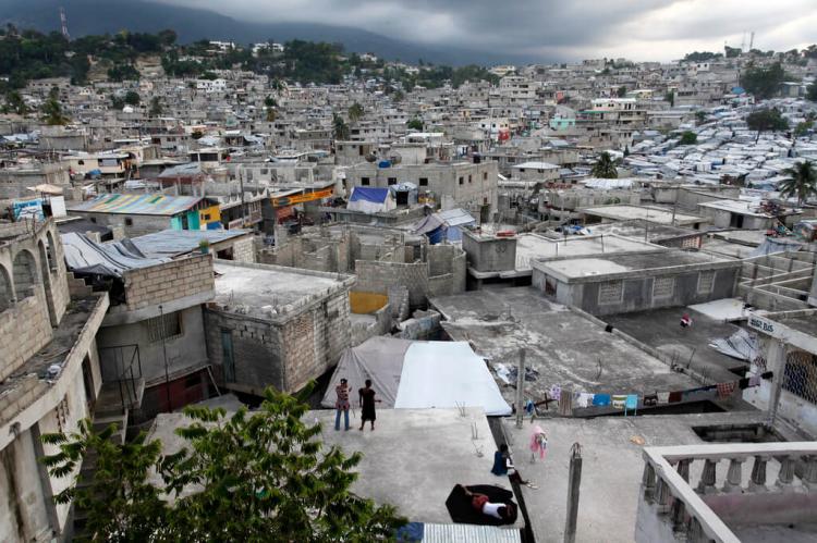View of Delmas 32, a neighborhood in Haiti
