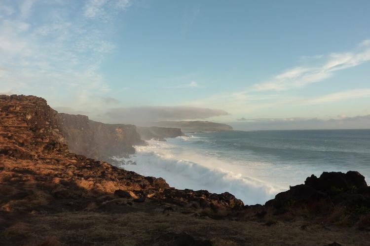Easter Island coastline view