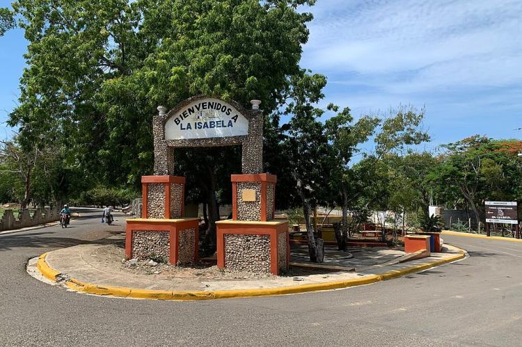 Main entrance to the National Historical and Archaeological Park of La Isabela, Luperón, Dominican Republic
