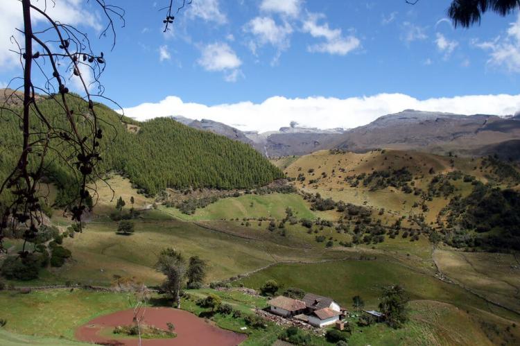 Farmstead on the fringes of El Cocuy National Park, Colombia