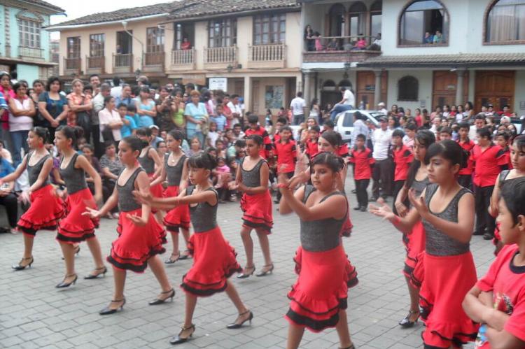 Festival in Zaruma, Ecuador