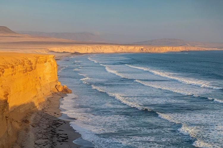 Golden coast of Paracas, Peru