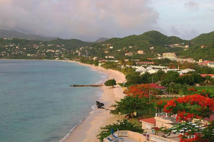 View of Grand Anse Beach, St. George's, Grenada
