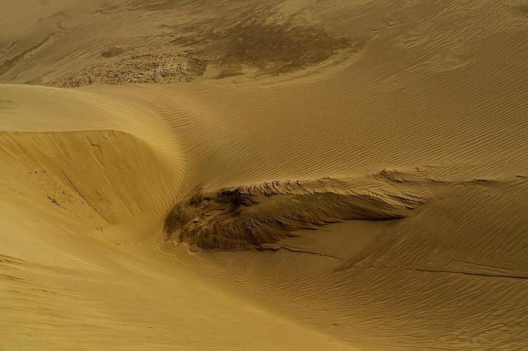 Sand dunes in Guajira Desert, Colombia
