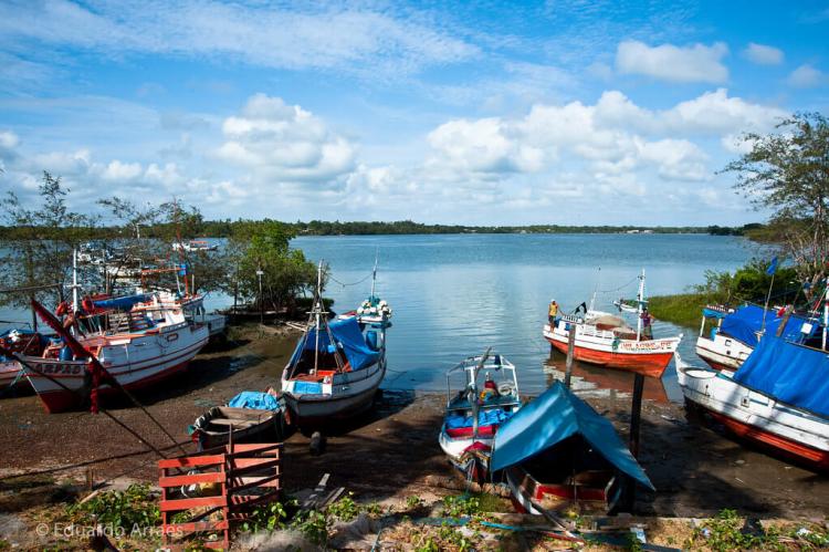 Marajó Harbor at Ilha de Marajó, Pará, Brazil