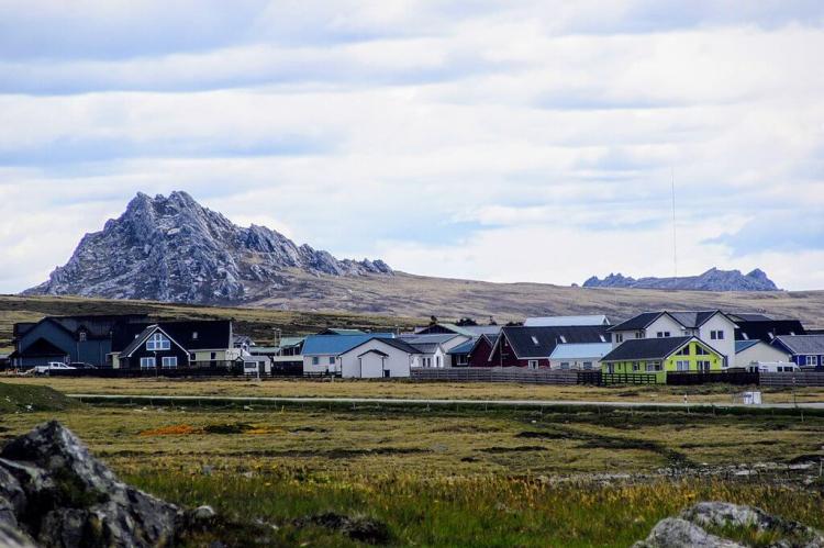 Hillside houses, Stanley, Falkland Islands