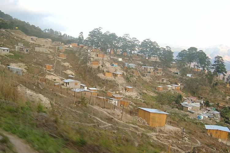 Shanty town in Tegucigalpa, Honduras