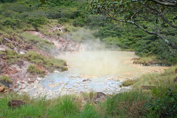 Hot spring in Rincon de la Vieja Volcano National Park, Costa Rica