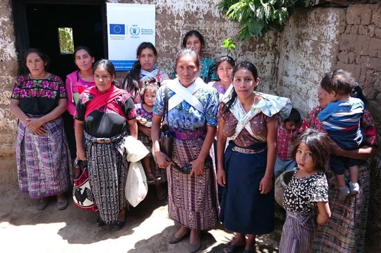 Mothers from the Quiché indigenous group, in northern Guatemala