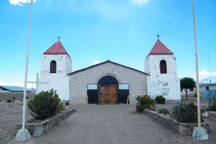 Iglesia de Colchane, Tarapaca, Chile