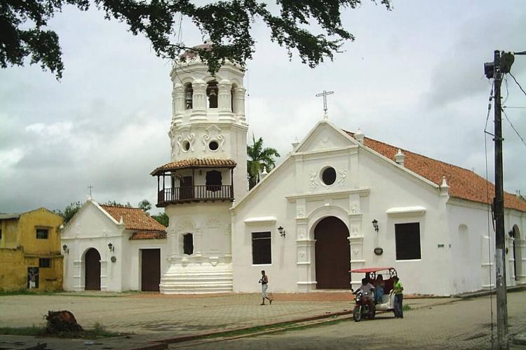 Church of Santa Barbara in Mompox, Colombia