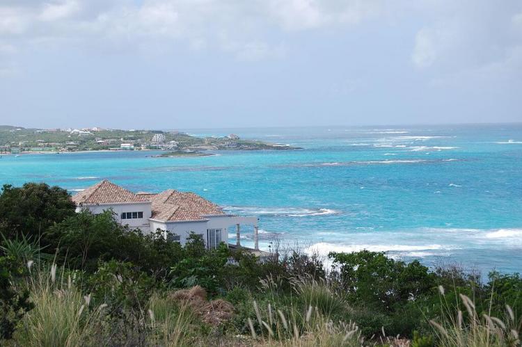 View of Island Harbour and Scilly Cay from Harbour Ridge Drive, Anguilla